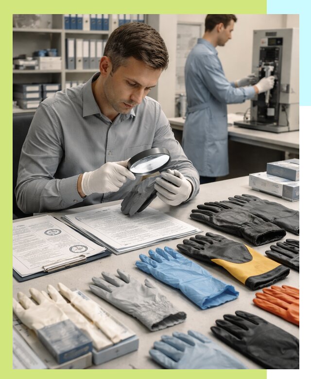 Сертификация перчаток и средств защиты продукции в Темрюке