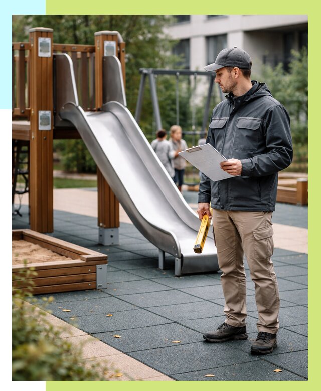 Сертификация детских площадок в Темрюке от 25733 р. | Алешин-Тмр