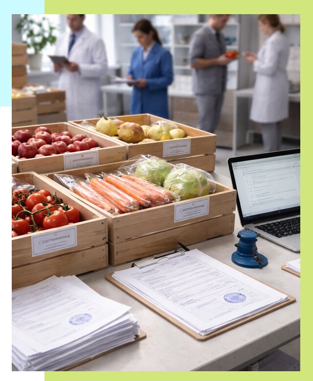 Сертификация овощей и фруктов в Темрюке от 8749 р. | Алешин-Тмр
