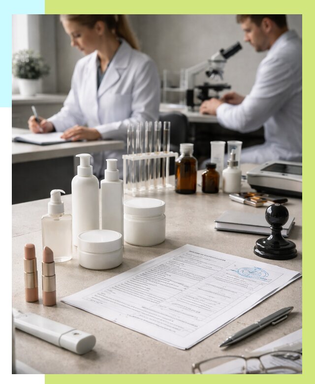 Сертификация косметики в Темрюке от 20586 р. - Алешин-Тмр