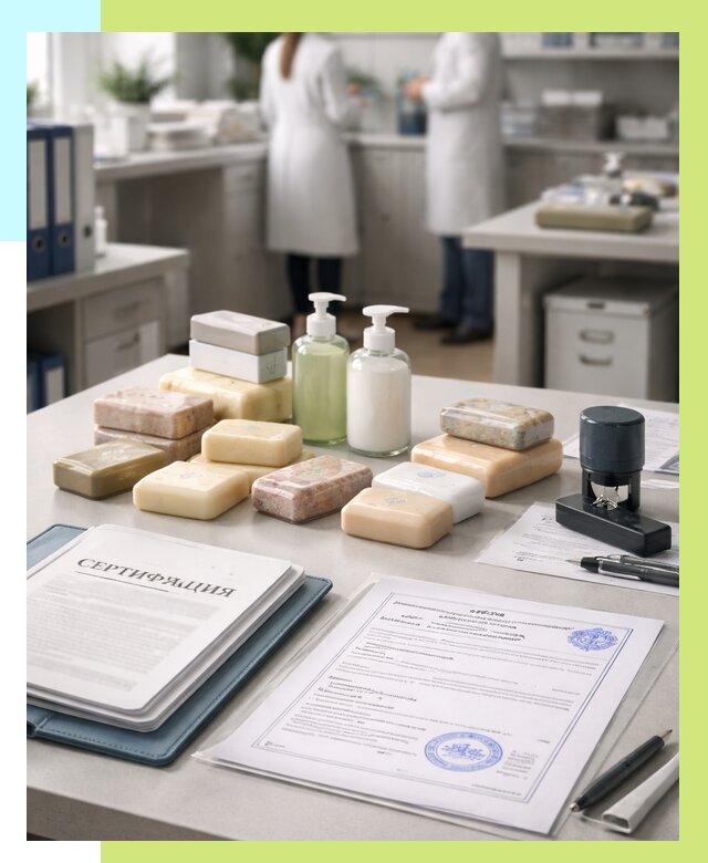 Сертификация мыла и сертификат на мыло в Темрюке от 12352 | Алешин-Тмр