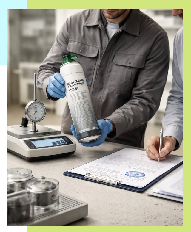 Сертификация монтажной пены в Темрюке от 15440 р. | Алешин-Тмр