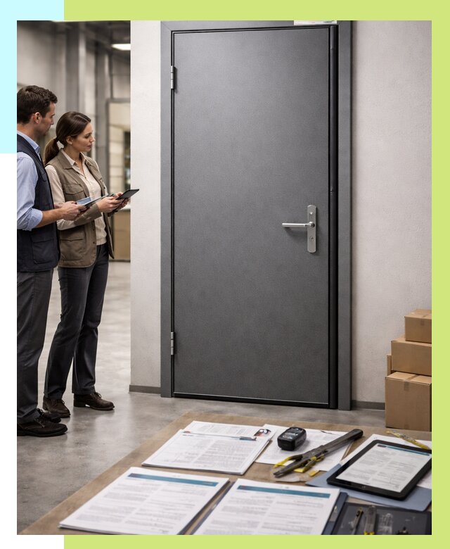 Сертификация противопожарных дверей в Темрюке от 9264 р. | Алешин-Тмр