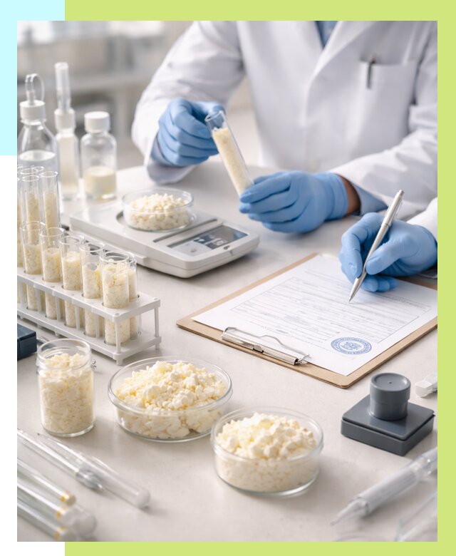 Сертификация творога в Темрюке от 12352 р. под ключ | Алешин-Тмр