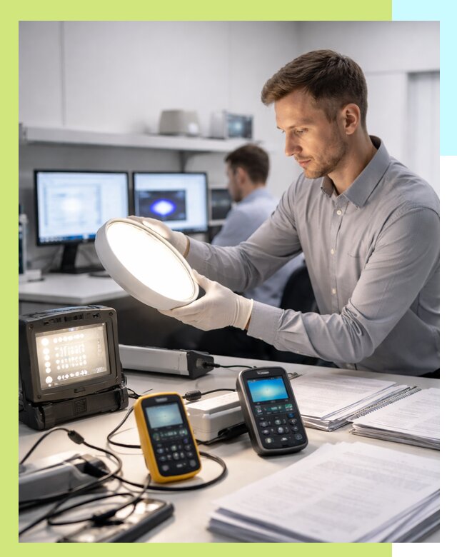 Сертификация светильников в Темрюке: испытания и оформление