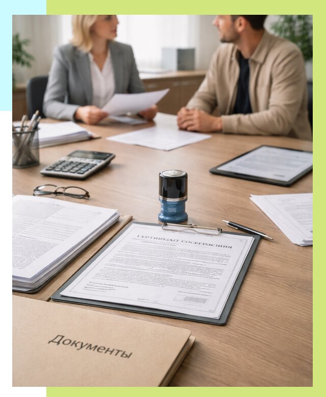 Сертификат соответствия на продукцию в Темрюке от 15440 р.|Алешин-Тмр