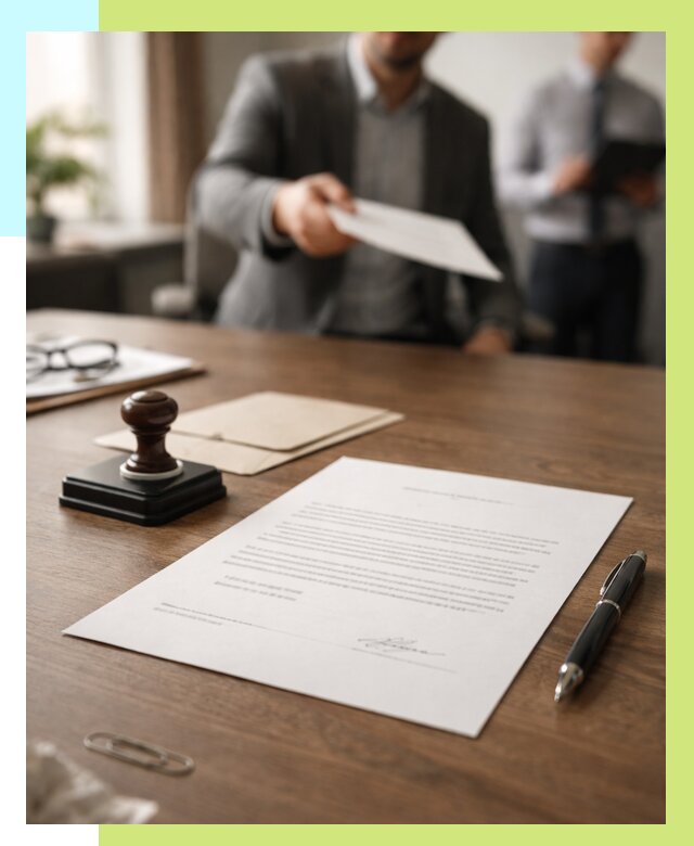 Отказное письмо по сертификации в Темрюке от 3603 р. | Алешин-Тмр