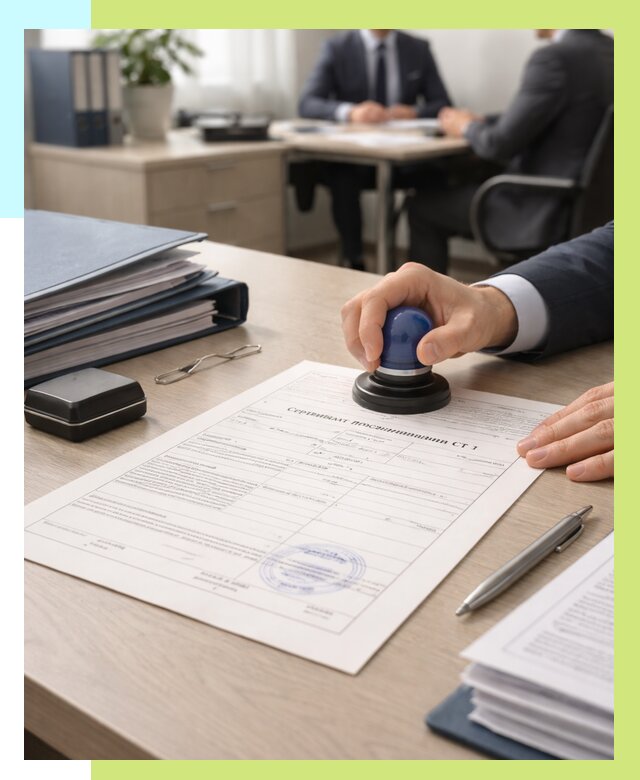 Сертификат происхождения СТ 1 в Темрюке от 4632 р. | Алешин-Тмр