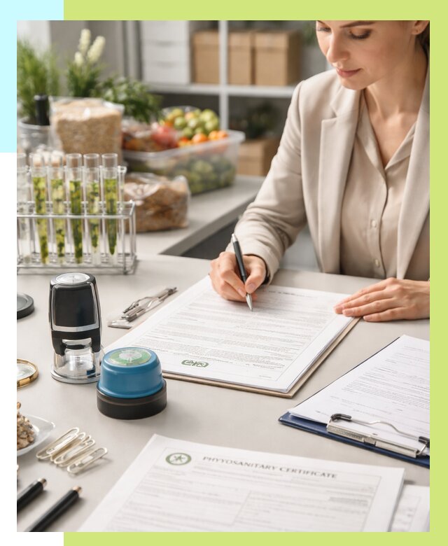 Фитосанитарный сертификат оформить в Темрюке от 4632 р. | Алешин-Тмр