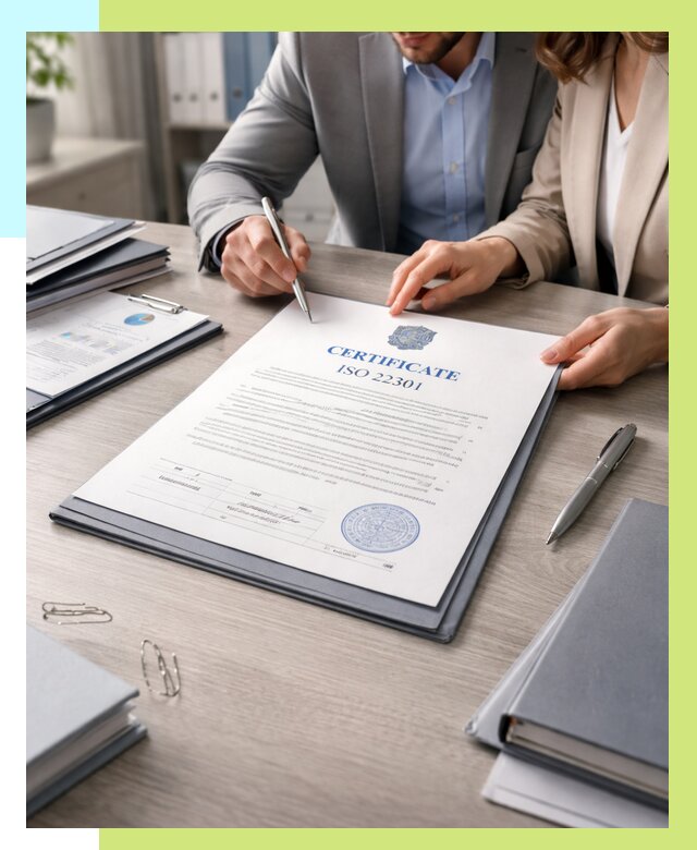 Сертификат ISO 22301 в Темрюке от 46319 р. | Алешин-Тмр срочно