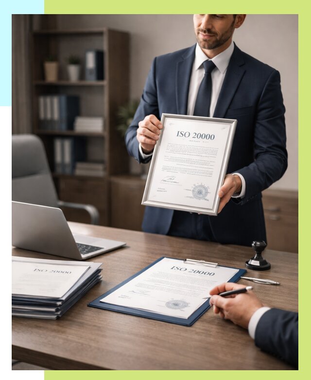 Сертификат ISO 20000 в Темрюке под ключ от 123516 р., Алешин-Тмр