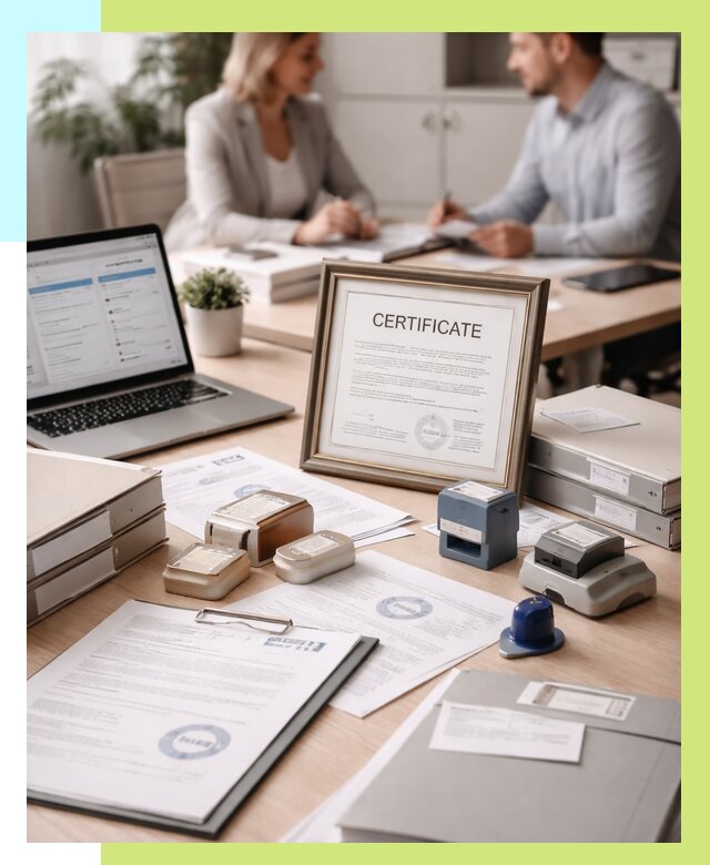 Сертификация компании в Темрюке от 46319 р. | Алешин-Тмр — заказ